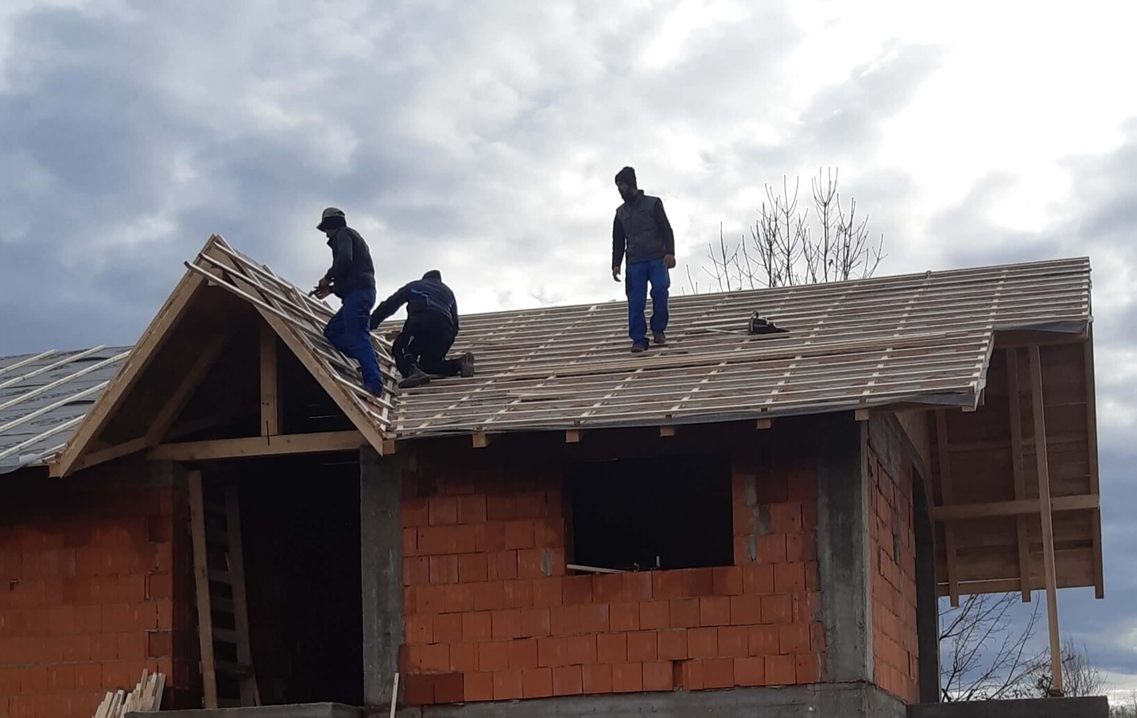 Echipa noastră pe șantier