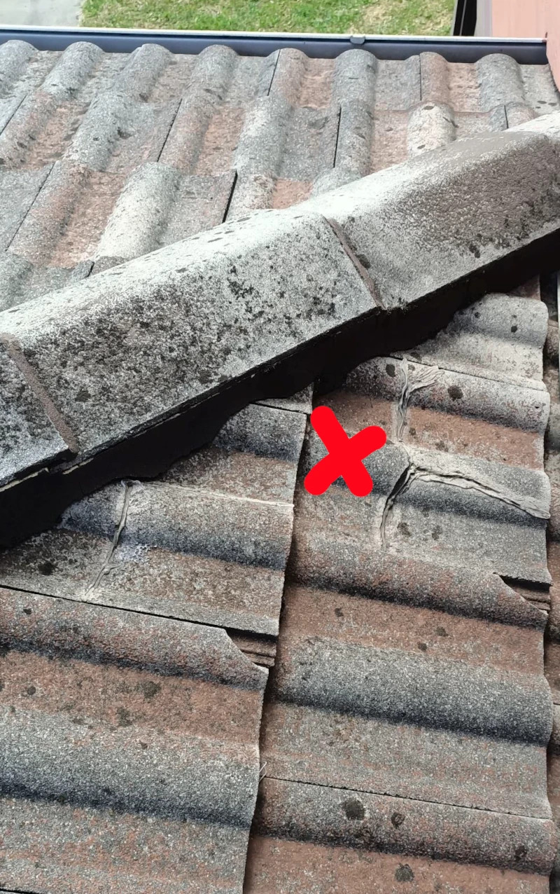 Reparații țigle crăpate